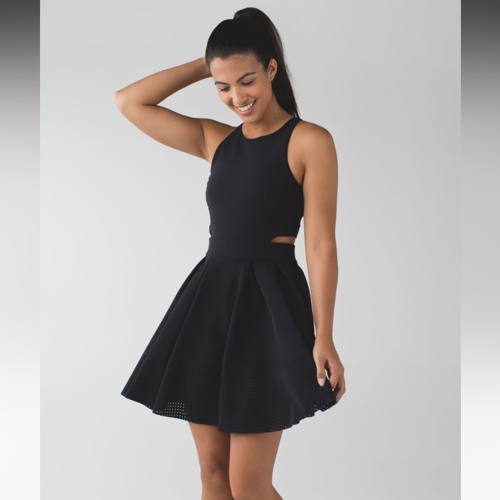 NWT Lululemon Away Dress Black | Sz: 6 | RARE